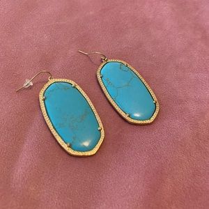 Kendra Scott Turquoise Danielle Earrings